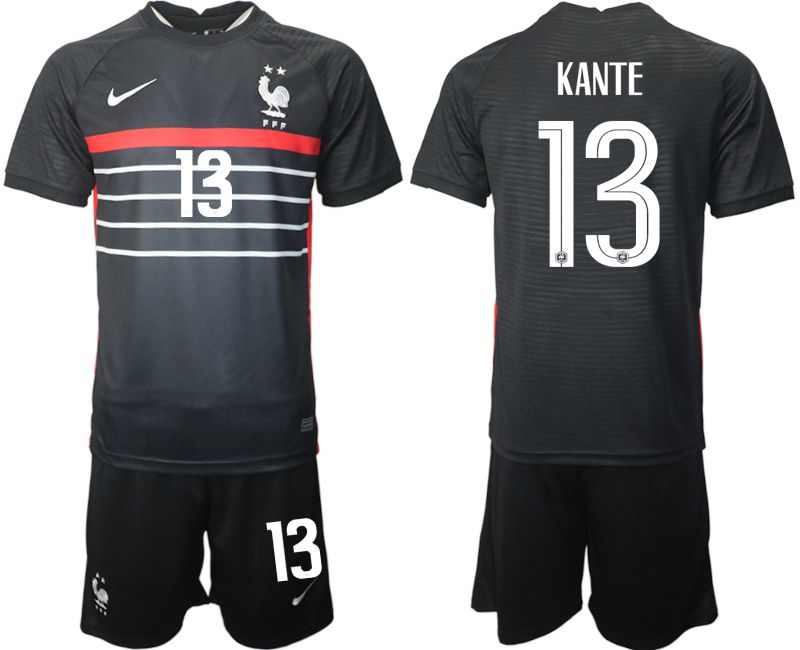 Men 2022 World Cup National Team France home black #13 Soccer Jersey->customized soccer jersey->Custom Jersey